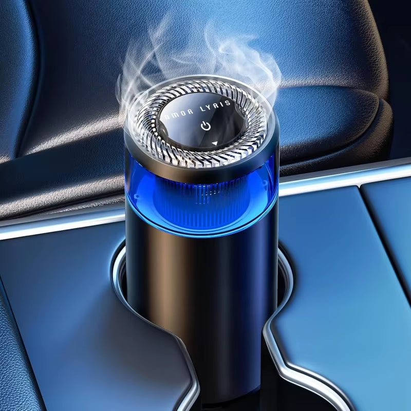 Smart Car Air Fresheners, Ambient Light & Mist Car Fragrance, Auto On/Off Car Air Freshener Diffuser, Adjustable Intensity